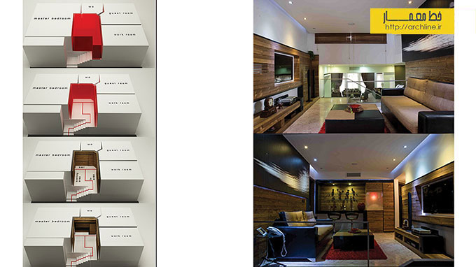 طراحی داخلی خانه لواسانی _دفتر معماری باحور 
