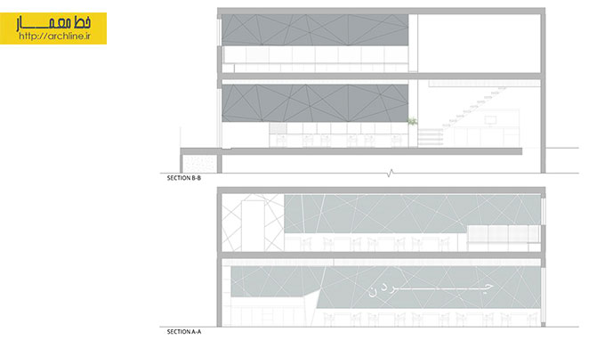 طراحی داخلی کافه جردن_دفتر معماری باحور