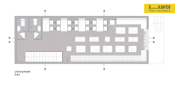 طراحی داخلی کافه جردن_دفتر معماری باحور