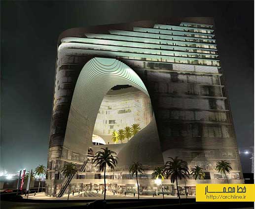 معماری هتل و مرکز خرید کیش _ هومن بالازاده