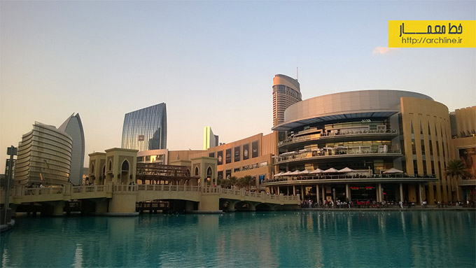 معماری ساختمان دبی مال،Dubai mall