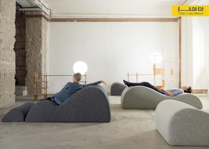 طراحی صندلی های راحتی با فرم تپه توسط برند Smarin