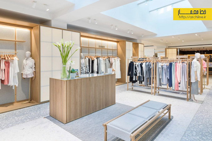 طراحی داخلی مغازه لباس بانوان،دکوراسیون فروشگاه پوشاک بانوان