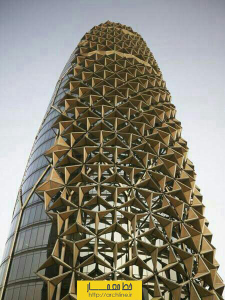معماری برج های دوقلوی البَحُر در ابوظبی - نمای هوشمند