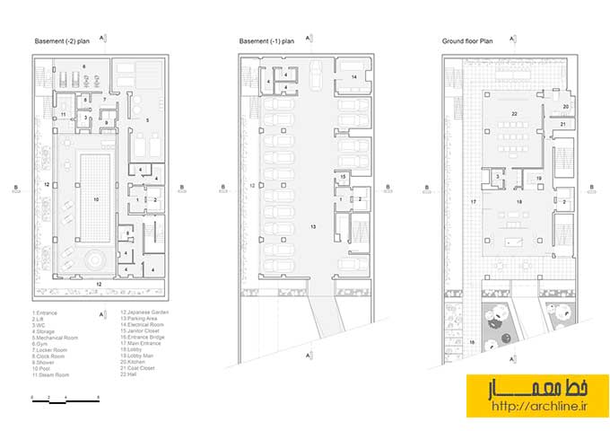 پروژه مسکونیBW7- رتبه سوم( مشترک) بخش آپارتمان مسکونی، جایزه معمار 94