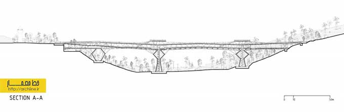 پل پیاده طبیعت - رتبه اول جایزه معمار در بخش عمومی، سال 1394