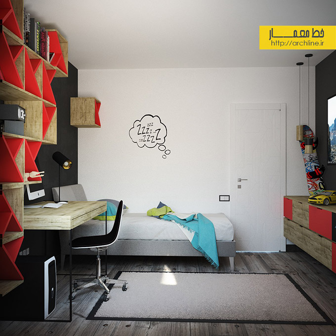 طراحی داخلی اتاق کودک،دکوراسیون اتاق خواب