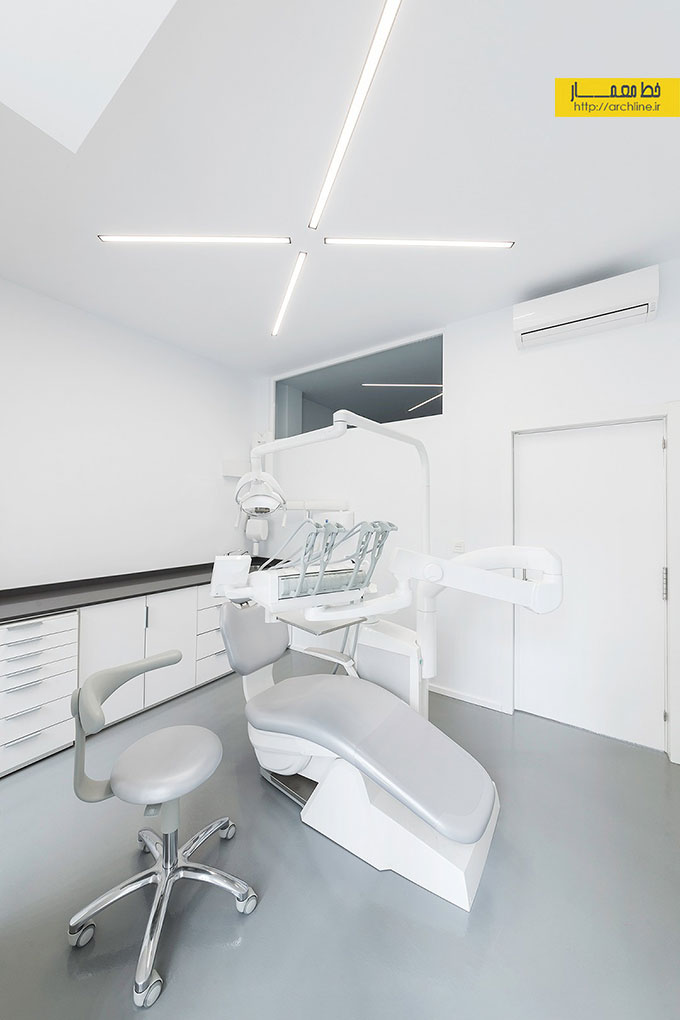 طراحی داخلی مطب دندانپزشکی مدرن