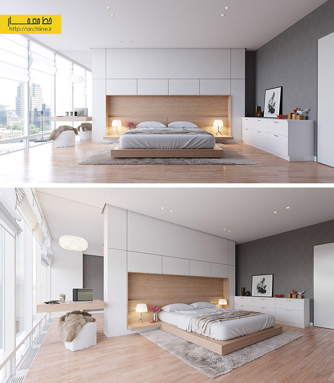 دکوراسیون اتاق خواب،طراحی داخلی اتاق خواب،سرویس خواب مدرن