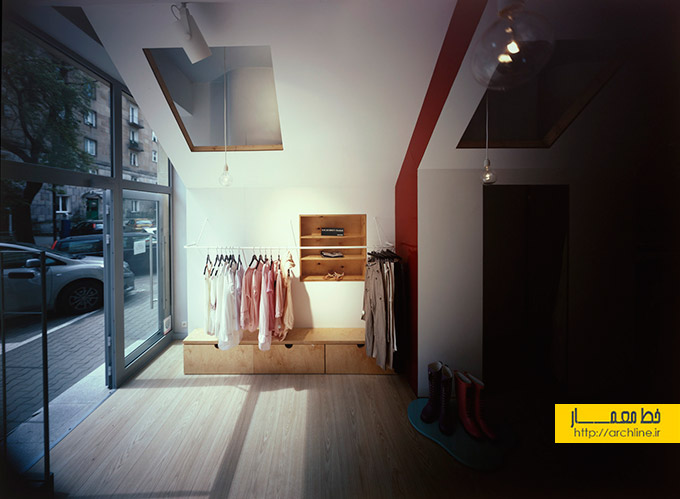 طراحی داخلی مغازه پوشاک،دکوراسیون مغازه پوشاک
