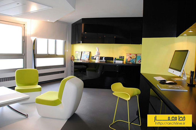 طراحی داخلی با استفاده از رنگ زرد