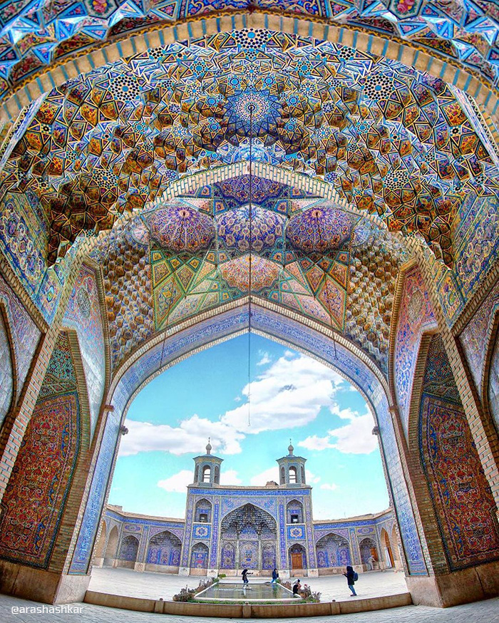  واژه های فارسی معماری کهن ایران، مسجد نصیر الملک شیراز