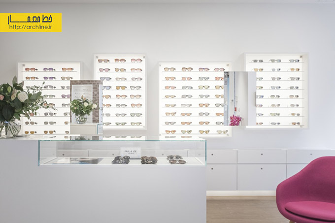 طراحی داخلی کلینیک چشم پزشکی،دکوراسیون کلینیک،طراحی داخلی فروشگاه عینک
