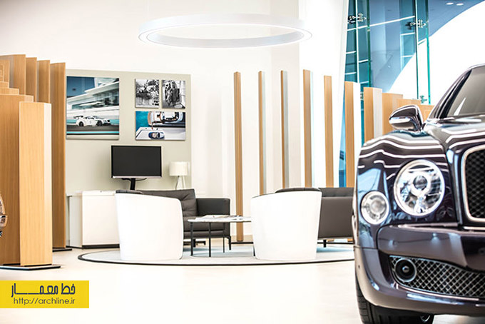 طراحی نما و داخلی نمایشگاه خودرو بنتلی در دبی
