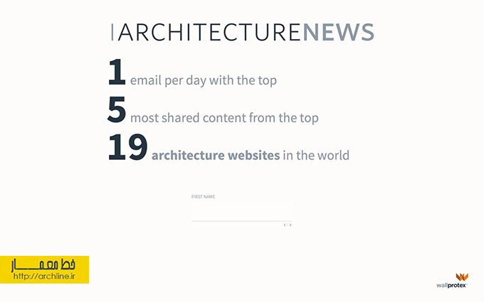 وب سایت معماری