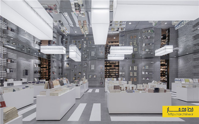 طراحی داخلی فروشگاه کتاب،طراحی دکوراسیون کافه کتاب