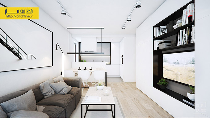 طراحی داخلی منزل مسکونی مدرن