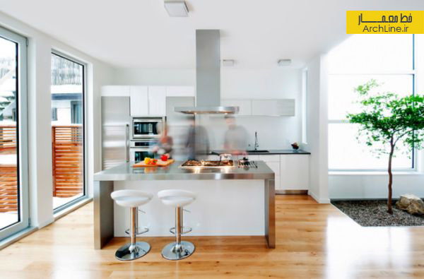 modern-kitchen-stainless-island