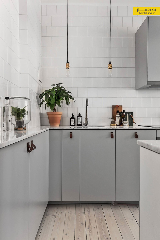 white-tile-and-grey-kitchen-potted-plants