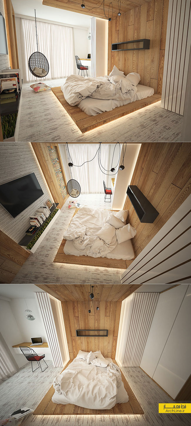 طراحی داخلی اتاق خواب،دکوراسیون اتاق خواب،نورپردازی اتاق خواب