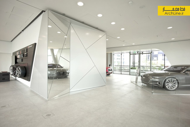 طراحی داخلی نمایشگاه خودرو،دکوراسیون نمایشگاه ماشین