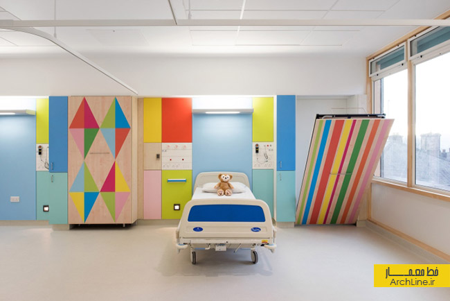 طراحی داخلی بیمارستان،معماری داخلی بیمارستان،طراحی بیمارستان کودکان