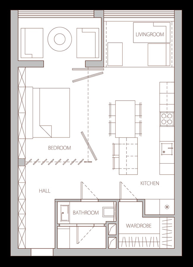 طراحی داخلی آپارتمان کوچک،دکوراسیون داخلی آپارتمان کوچک،دکوراسیون منزل