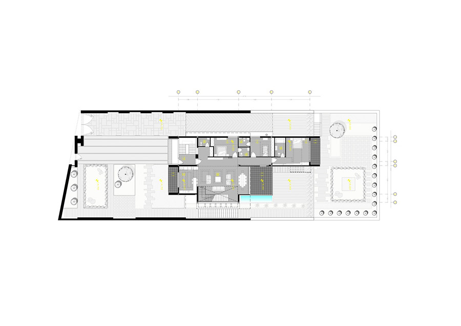معماری ساختمان ویلایی،معماری ویلا سه طبقه،طراحی نمای ویلای سه طبقه