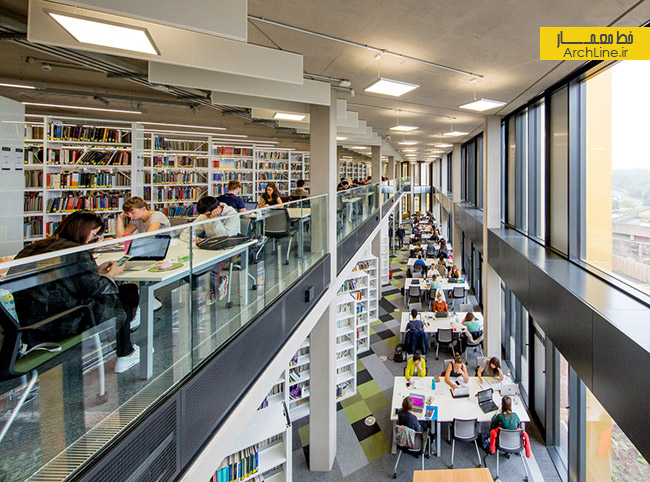 معماری ساختمان کتابخانه،طراحی داخلی کتابخانه،معماری داخلی کتابخانه