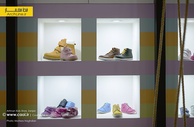 طراحی داخلی فروشگاه کفش،دکوراسیون فروشگاه کفش بچه،طراحی فروشگاه کفش بچه