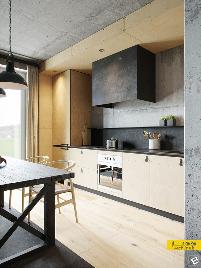 طراحی داخلی منزل مسکونی مدرن،دکوراسیون منزل،طراحی آپارتمان 70 متری
