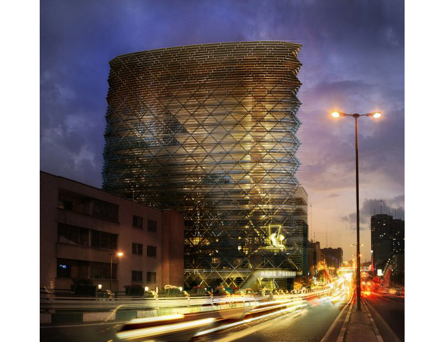 معماری ساختمان مرکزی بانک پاسارگاد