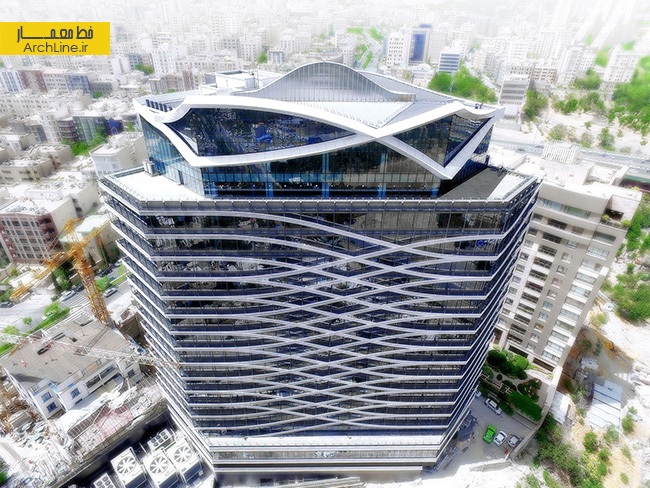 معماری ساختمان بانک گردشگری،طراحی نمای ساختمان بانک