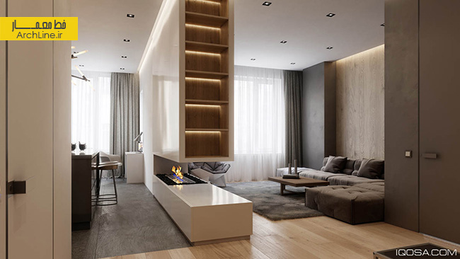 طراحی داخلی منزل مسکونی،دکوراسیون منزل،طراحی آپارتمان 50 متری