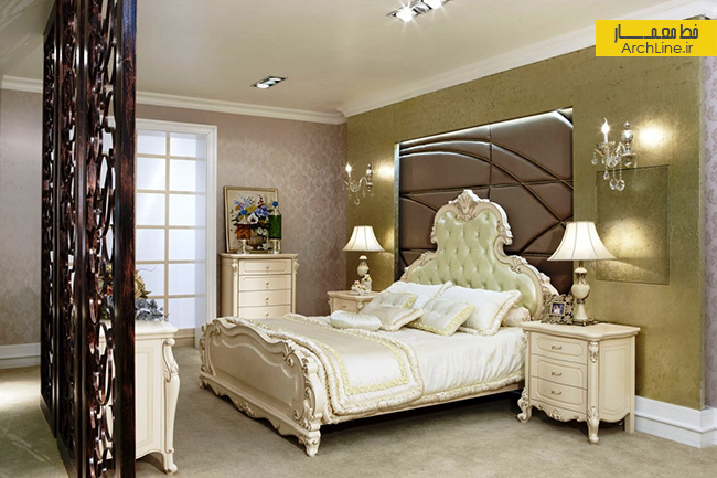 طراحی داخلی اتاق خواب،دکوراسیون اتاق خواب،اتاق خواب لوکس،اتاق خواب کلاسیک