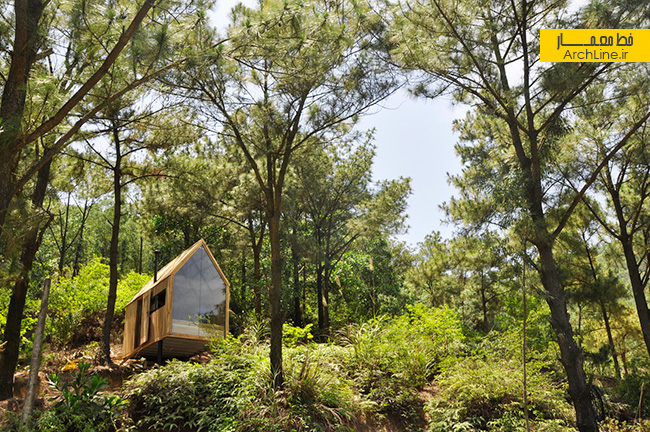 طراحی خانه های جنگلی،طراحی کلبه جنگلی،معماری کلبه جنگلی