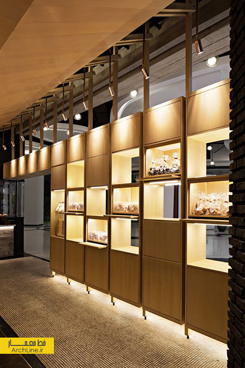 طراحی داخلی فروشگاه نان،دکوراسیون مغازه نان فانتزی