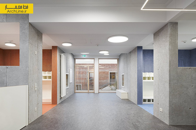 طراحی داخلی مدرسه،معماری مدرسه،معماری فضای آموزشی
