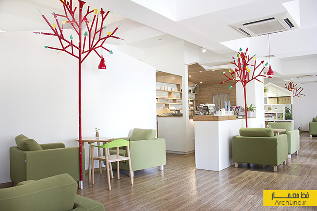 طراحی داخلی کافه
