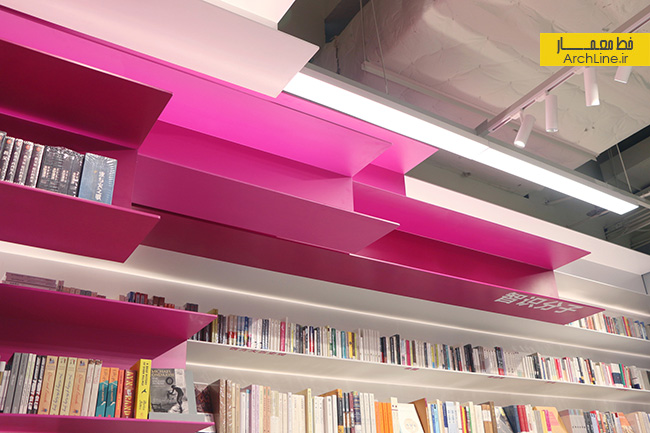 طراحی دکوراسیون کتابفروشی، قفسه بندی کتابفروشی