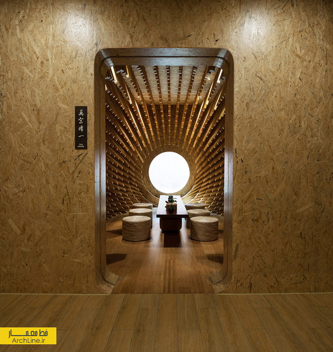 طراحی داخلی کافه ای در کشور چین با الهام از فرهنگ ذن