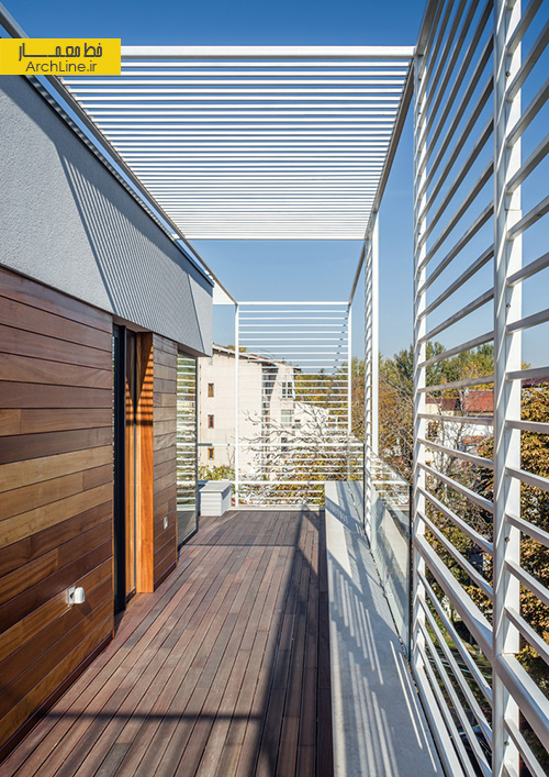 نمای چوبی و فلزی ساختمان، معماری مدرن