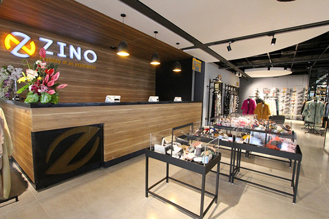 طراحی داخلی فروشگاه پوشاک Zino