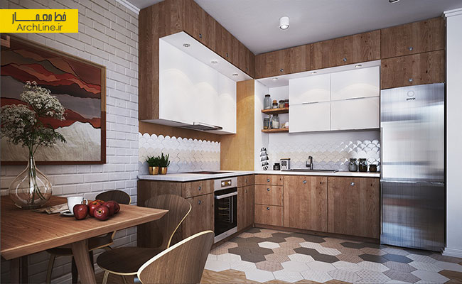 آشپزخانه مدرن، مدل ال  L