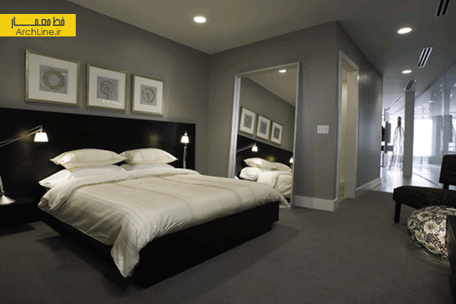 اتاق خواب، رنگ خاکستری