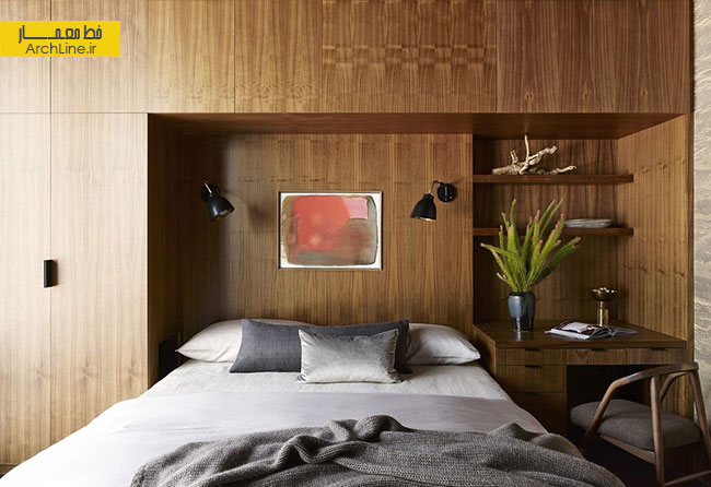 اتاق خواب به سبک مینیمال
