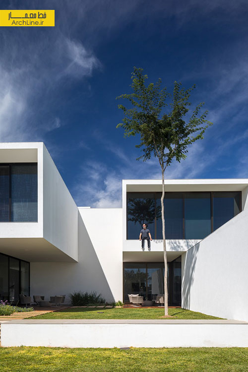معماری ویلای مدرن، نمای هندسی