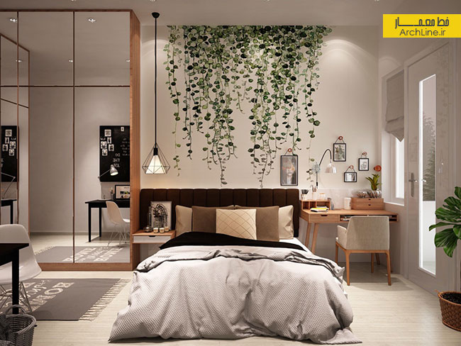 طراحی داخلی اتاق خواب مدرن 
