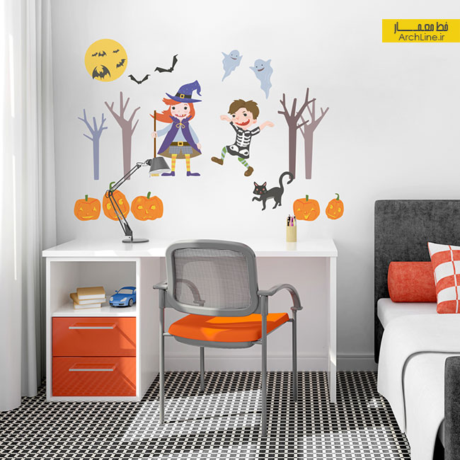 طراحی اتاق کودک، استیکر اتاق کودک