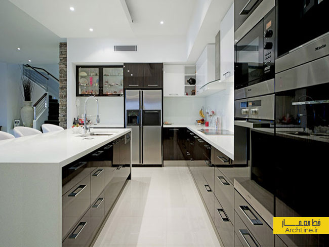 طراحی داخلی آشپزخانه، طرح galley